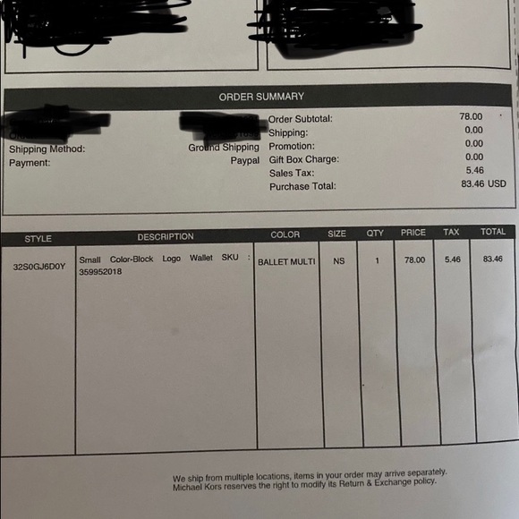 Michael Kors Wallet cream/brown - Picture 7 of 7